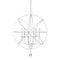 Z-Lite Tull 6 Light Chandelier, Matte White 458-24MW - alternate 5